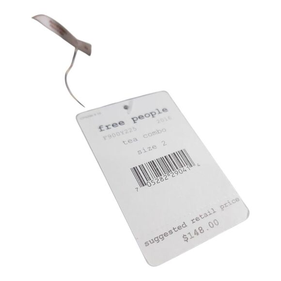 NWT Free People Ombre Leopard Animal Print Lace Fit Flare Mini Dress SZ 2 Brown - Picture 8 of 10